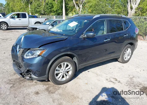 2016 Nissan Rogue Sv из США, поврежденный, VIN KNMAT2MT1GP721313